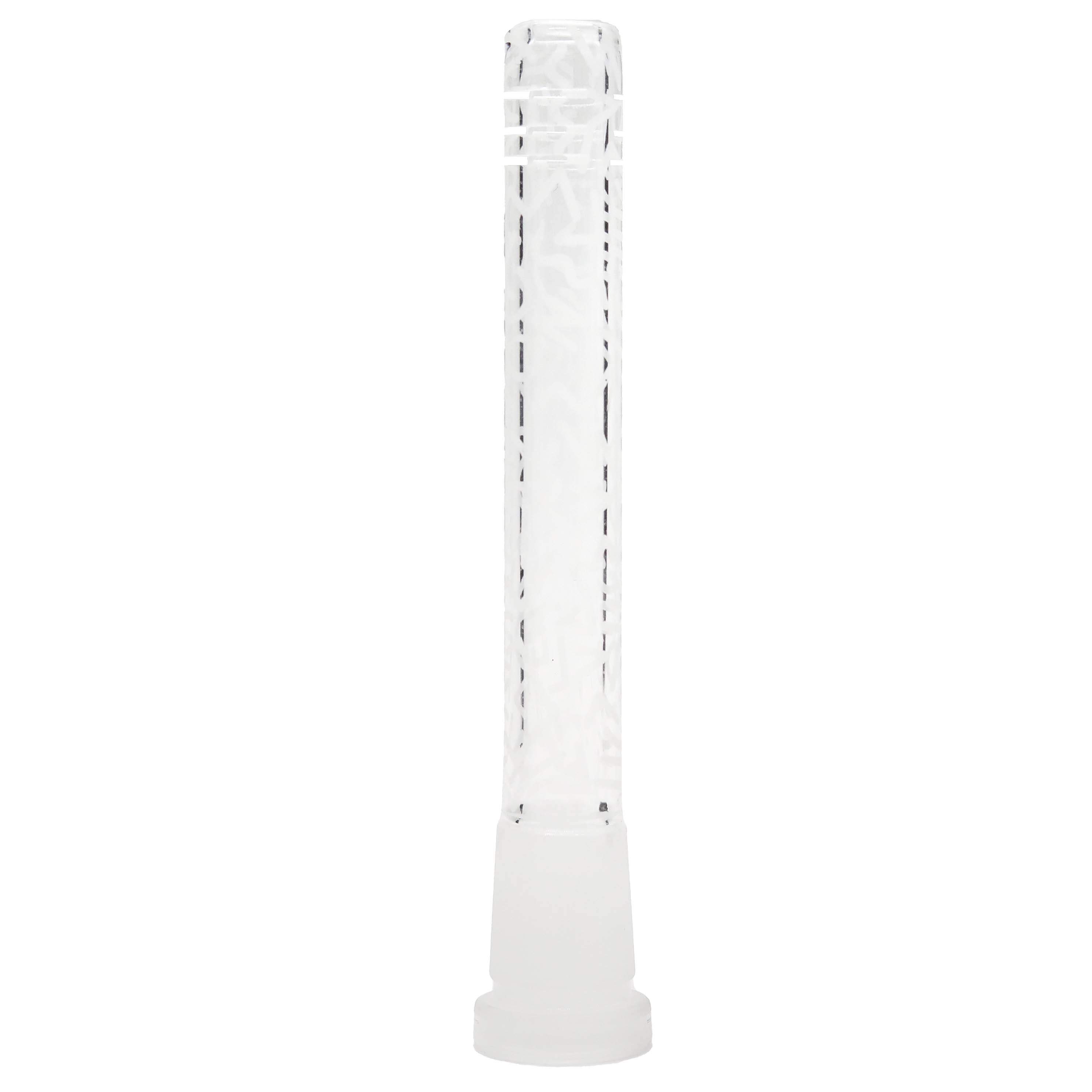 19mm Male to 14mm Female Etch Pattern Downstem (DS-ETCH) | 4 inch product image